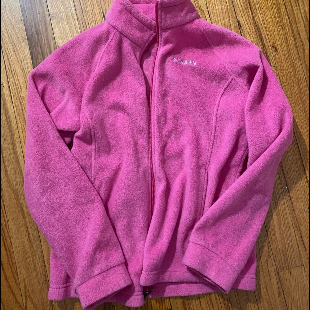 Pink Girls Columbia Fleece
